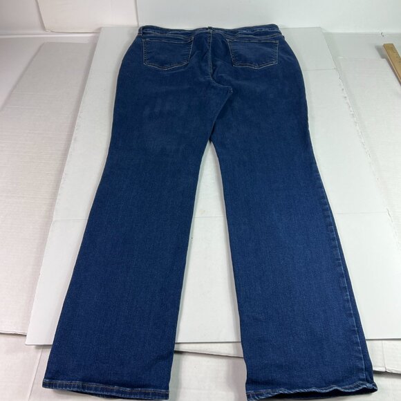 Not Your Daughters Jeans Women's 36x31* Marilyn Straight Dark Blue Denim Tag 16 - Picture 9 of 16